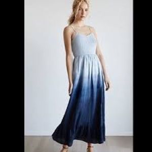 Madewell Blue Ombré Maxi Dress
